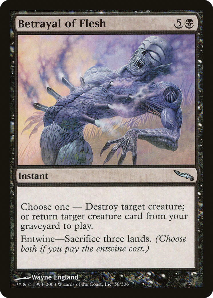 Betrayal of Flesh (MRD-058) - Mirrodin