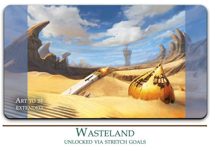 Mark Poole Playmat Collection - Wasteland - Signed Premium Stitched Edge Playmat