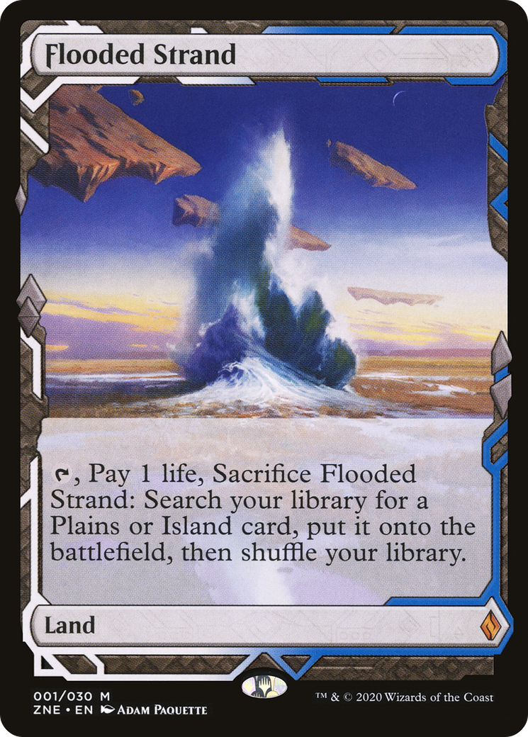 Flooded Strand (ZNE-001) - Zendikar Rising Expeditions