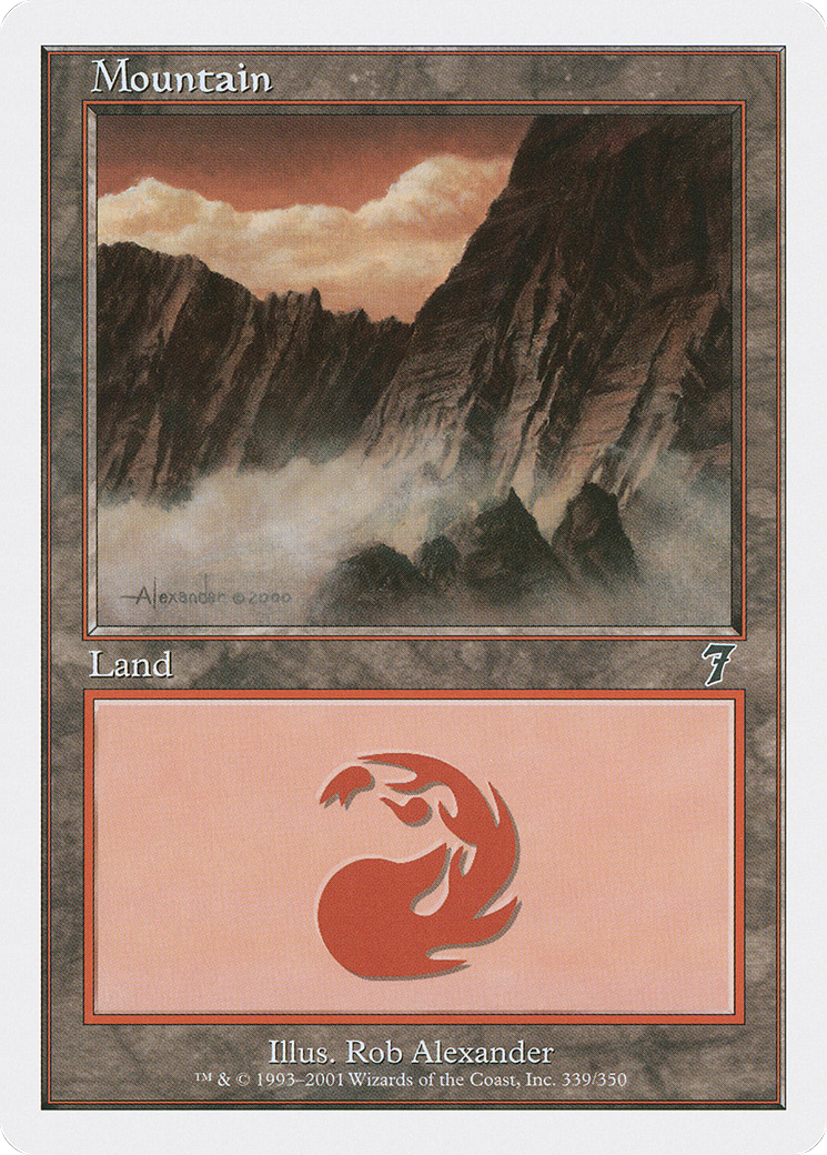 Mountain (339) (7ED-339) - 7th Edition