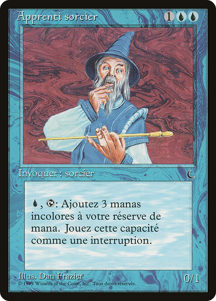 Apprentice Wizard (French) - "Apprenti sorcier" (REN-023) - Renaissance