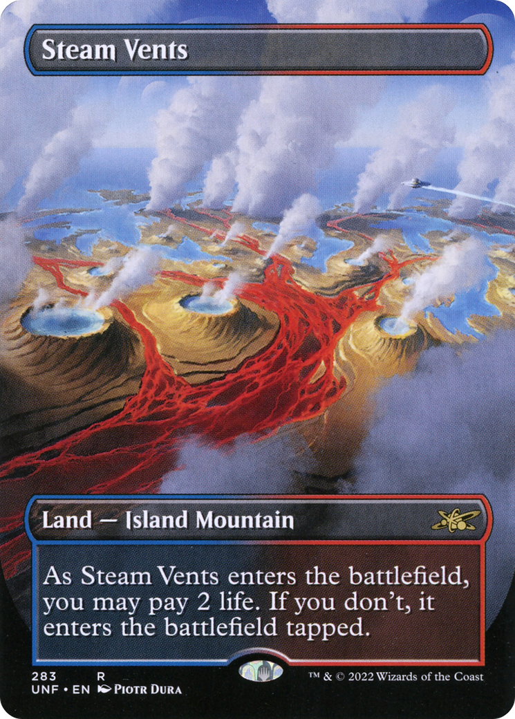 Steam Vents (Borderless) (UNF-283) - Unfinity (Borderless) Foil