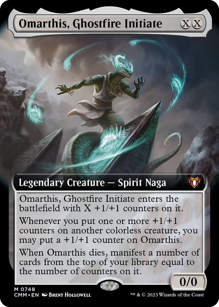 Omarthis, Ghostfire Initiate (Extended Art) (CMM-748) - Commander Masters: (Extended Art) Foil