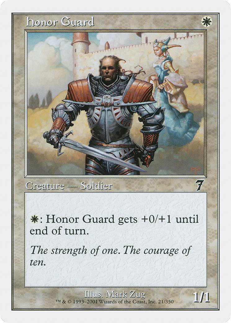 Honor Guard (7ED-021) - 7th Edition