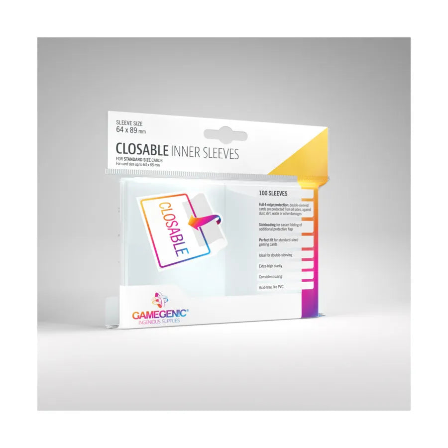 Standard - Closable Inner Sleeves (100ct)