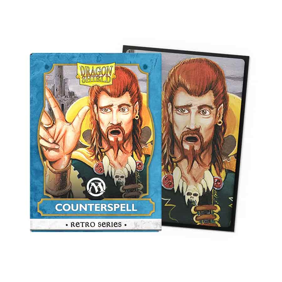 Standard - Retro Series - Counterspell - Brushed Art Sleeves (100ct)