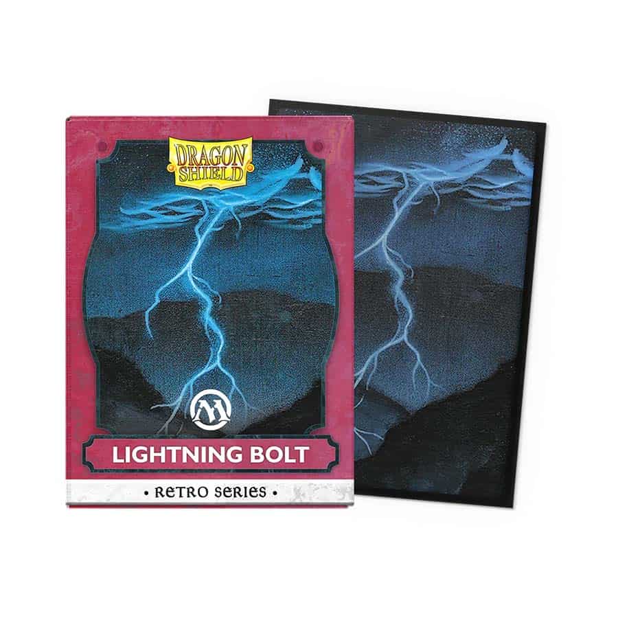 Standard - Retro Series - Lightning Bolt - Brushed Art Sleeves (100ct)
