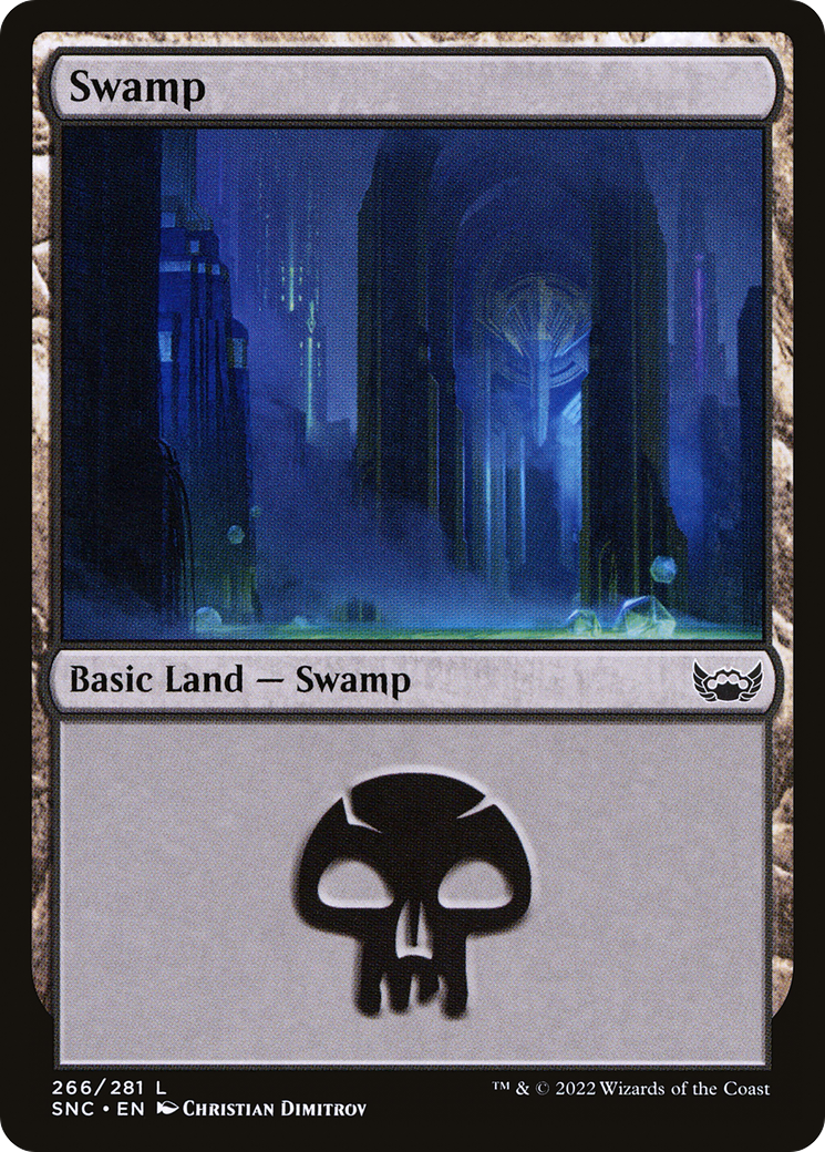 Swamp (266) (SNC-266) - Streets of New Capenna Foil