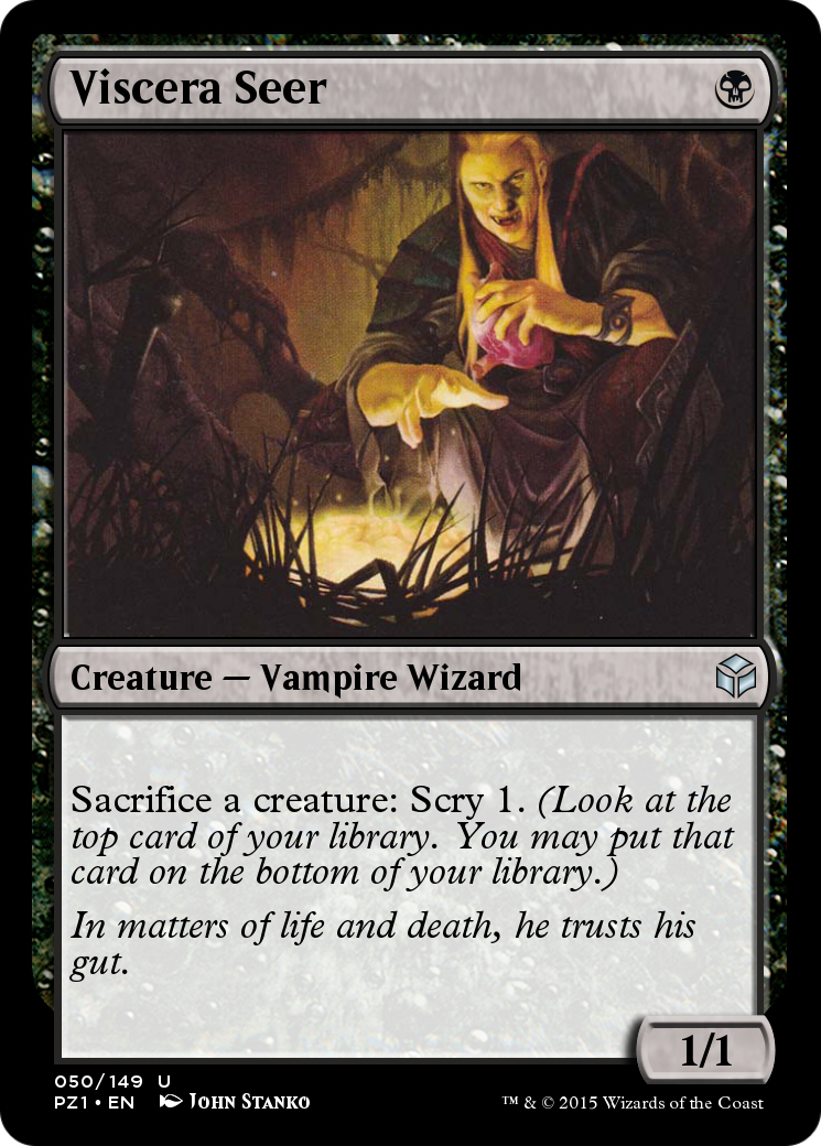 Viscera Seer (PZ1-050) - Legendary Cube Prize Pack Foil