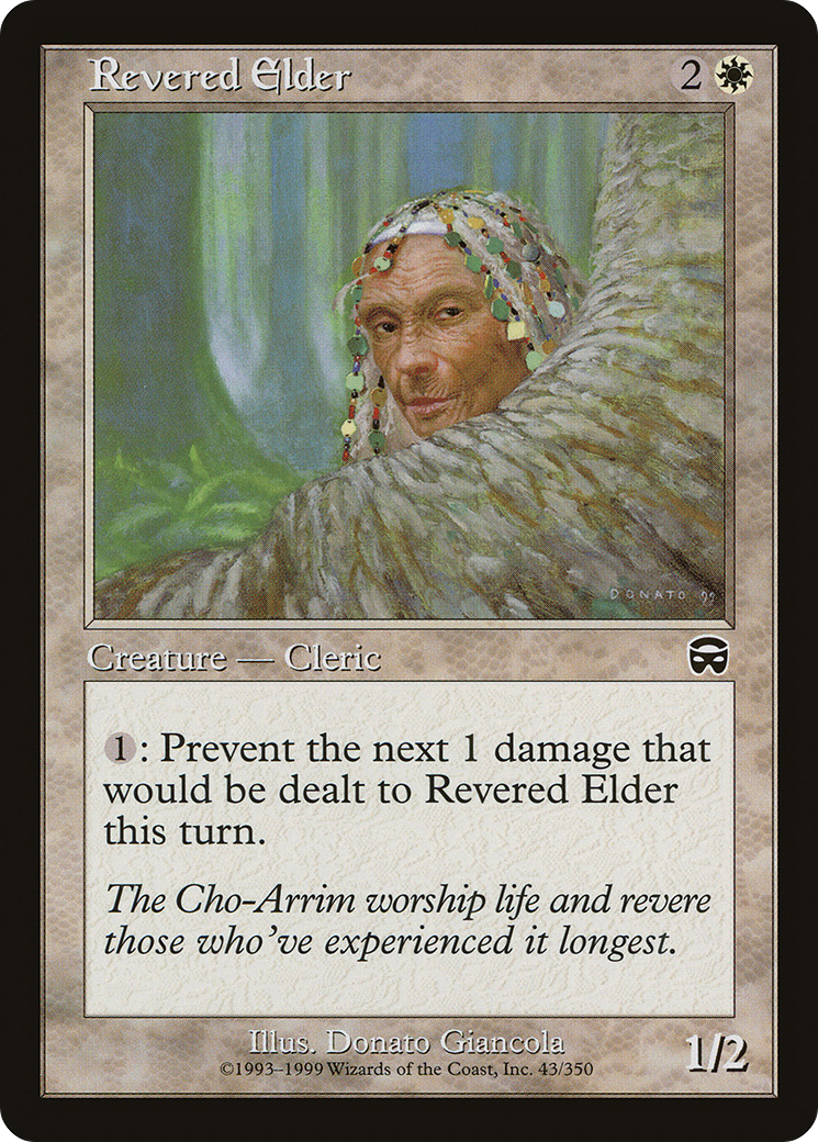 Revered Elder (MMQ-043) - Mercadian Masques Foil