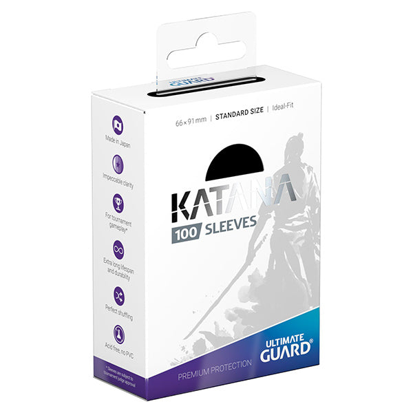 Standard - Black - Katana Sleeves (100ct)