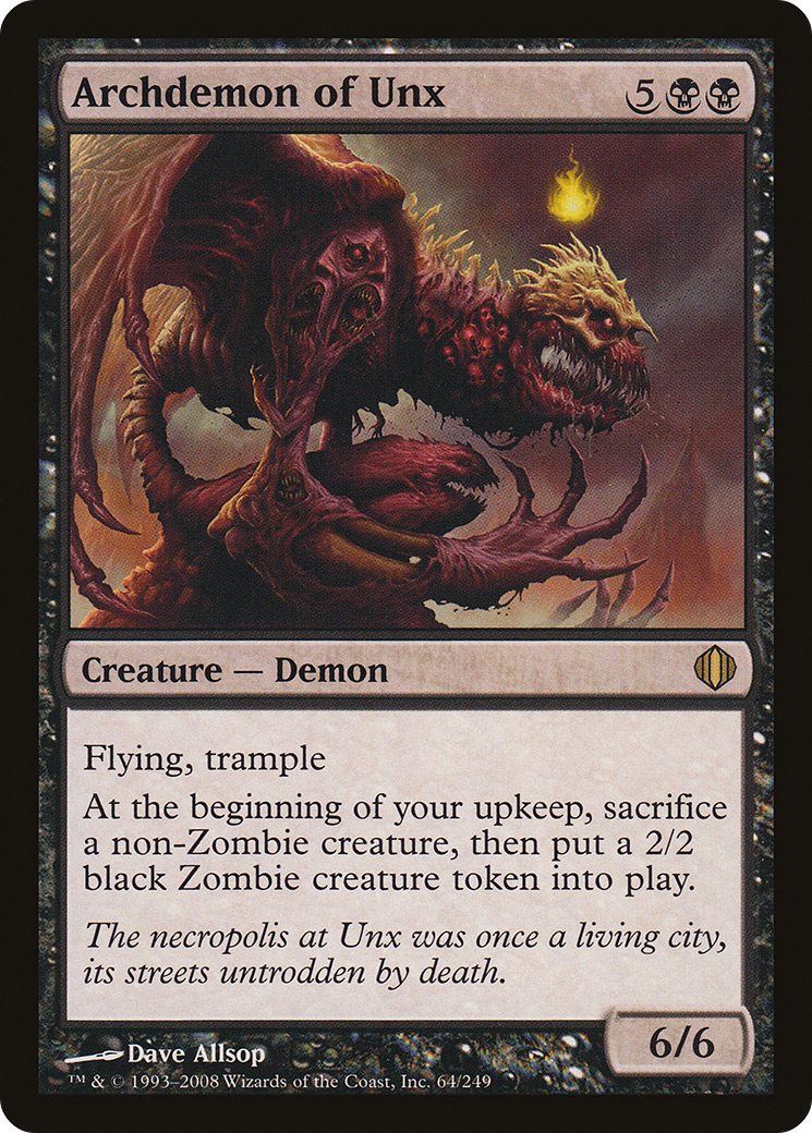 Archdemon of Unx (ALA-064) - Shards of Alara Foil