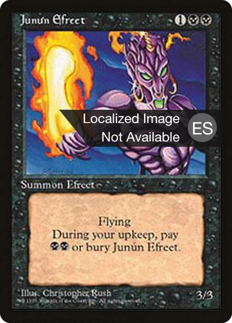 Junun Efreet (4BB-143) - Fourth Edition Foreign Black Border