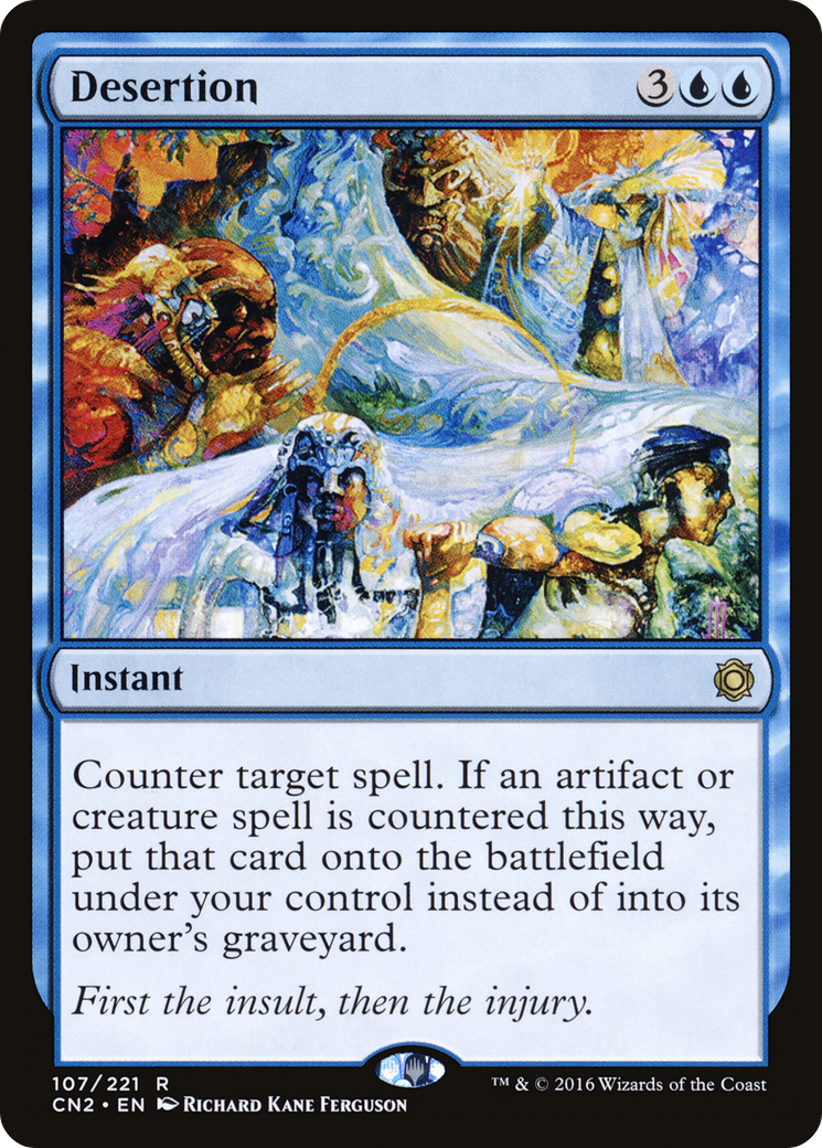 Desertion (CN2-107) - Conspiracy: Take the Crown Foil