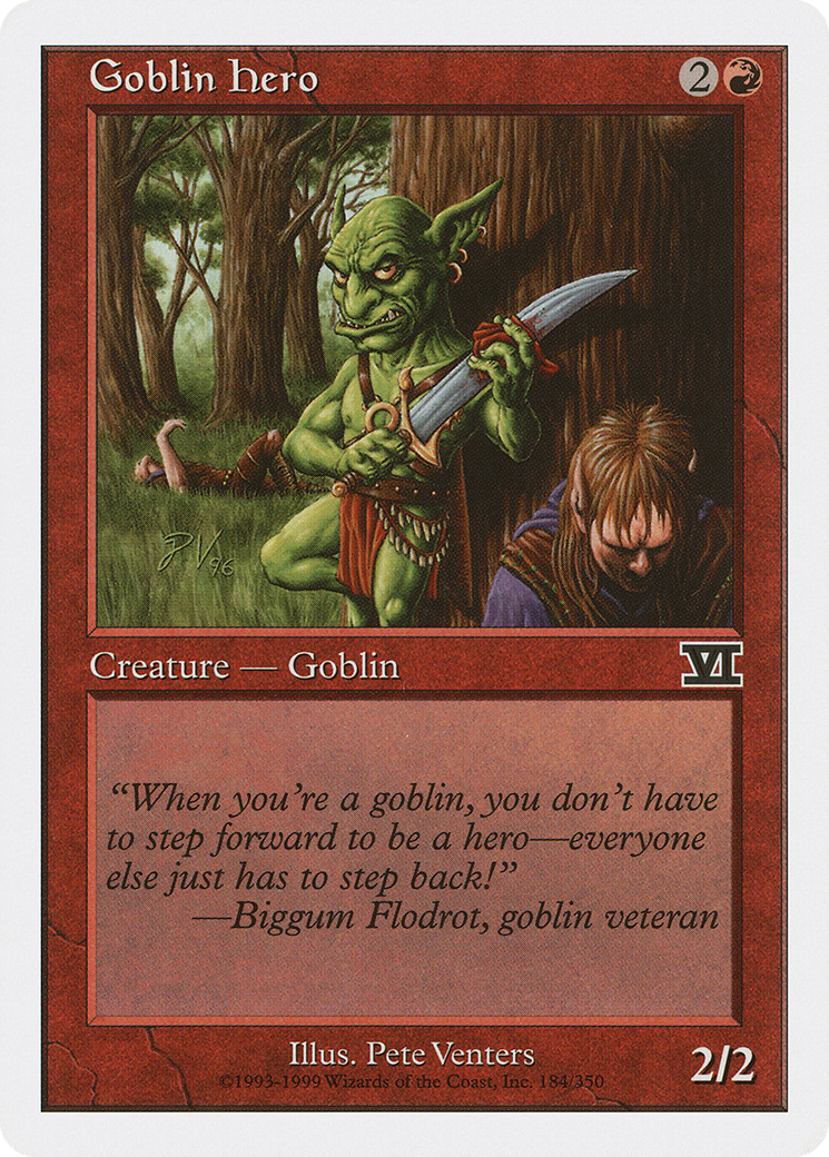 Goblin Hero (6ED-184) - Classic Sixth Edition