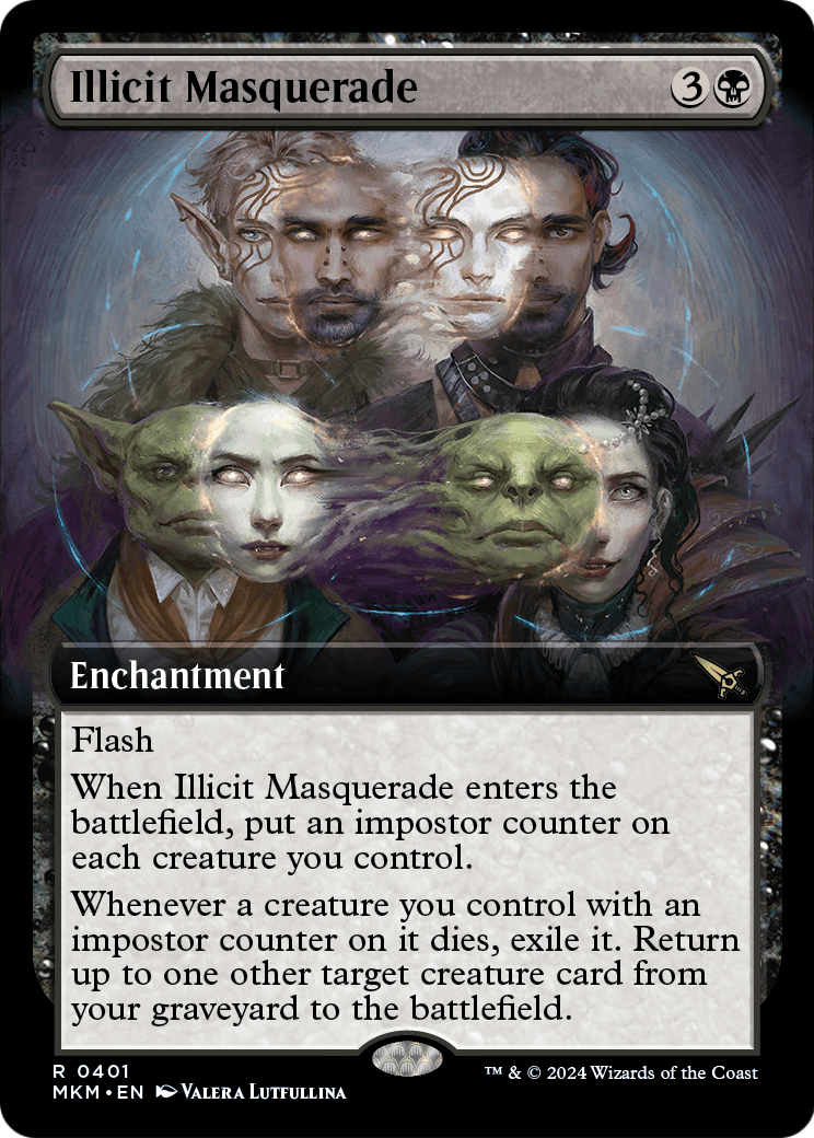 Illicit Masquerade (Extended Art) (MKM-401) - Murders at Karlov Manor: (Extended Art)
