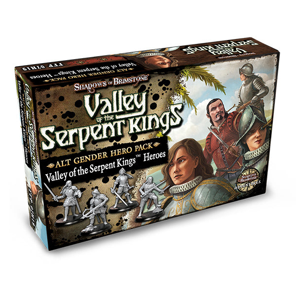Shadows of Brimstone: Valley of the Serpent Kings – Alt Gender Hero Miniatures