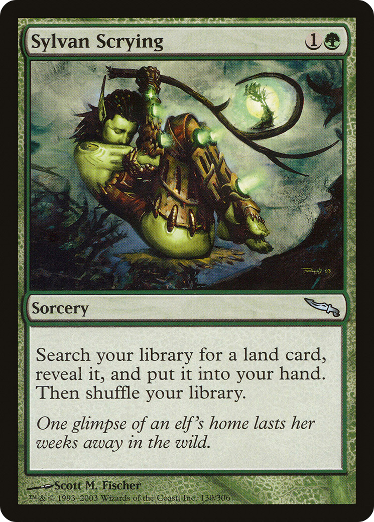 Sylvan Scrying (MRD-130) - Mirrodin Foil