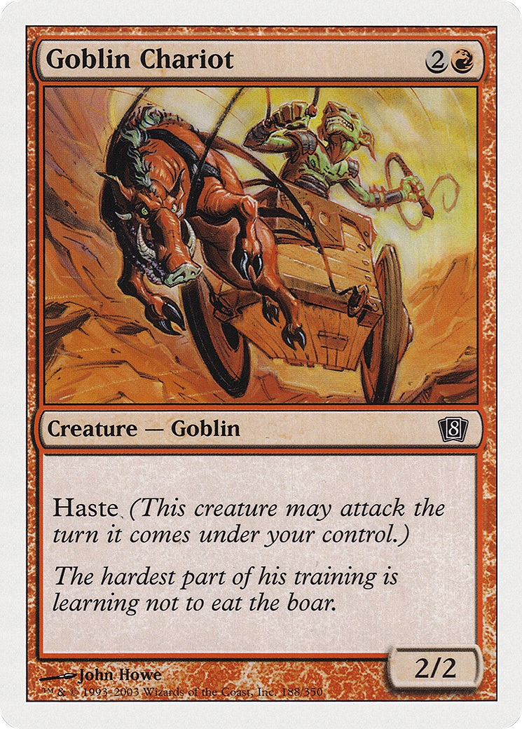 Goblin Chariot (8ED-188) - 8th Edition Foil