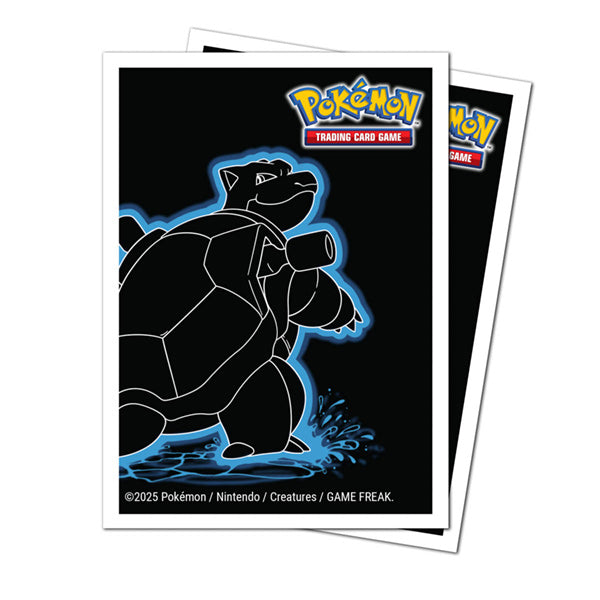 Standard - Neon Kanto Blastoise - Pokemon APEX Sleeves (105ct)