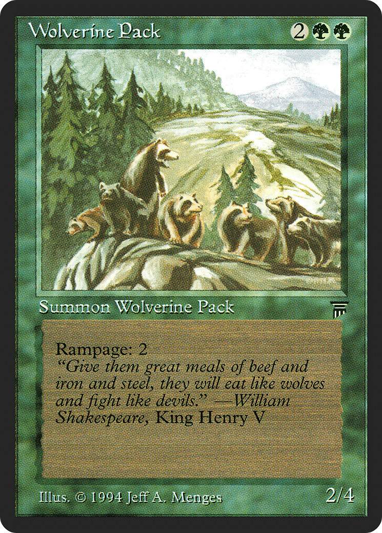 Wolverine Pack (LEG-214) - Legends