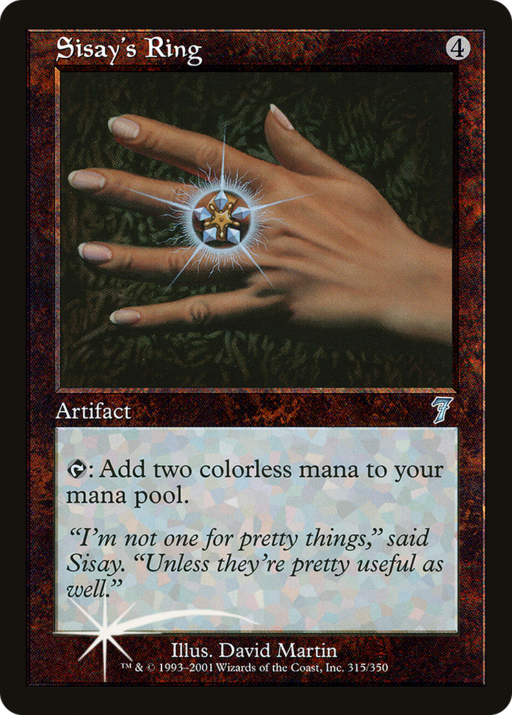Sisay's Ring (7ED-315) - 7th Edition Foil