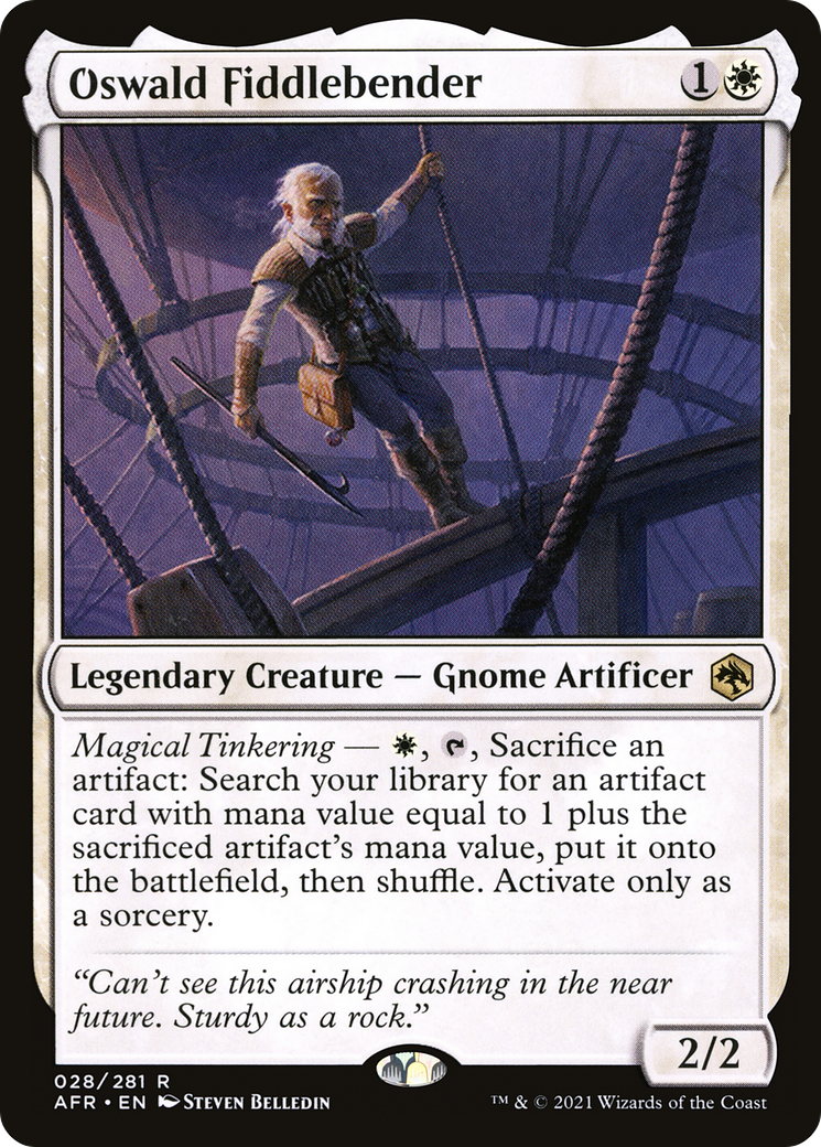 Oswald Fiddlebender (AFR-028) - Adventures in the Forgotten Realms