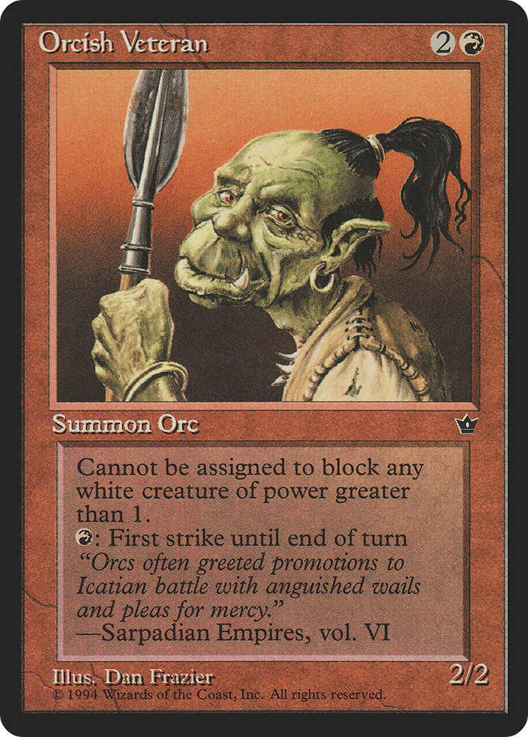 Orcish Veteran (Frazier) (FEM-62) - Fallen Empires