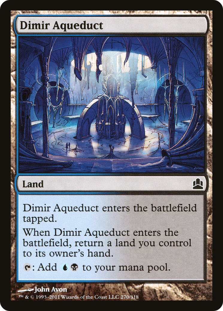 Dimir Aqueduct (CMD-270) - Commander 2011