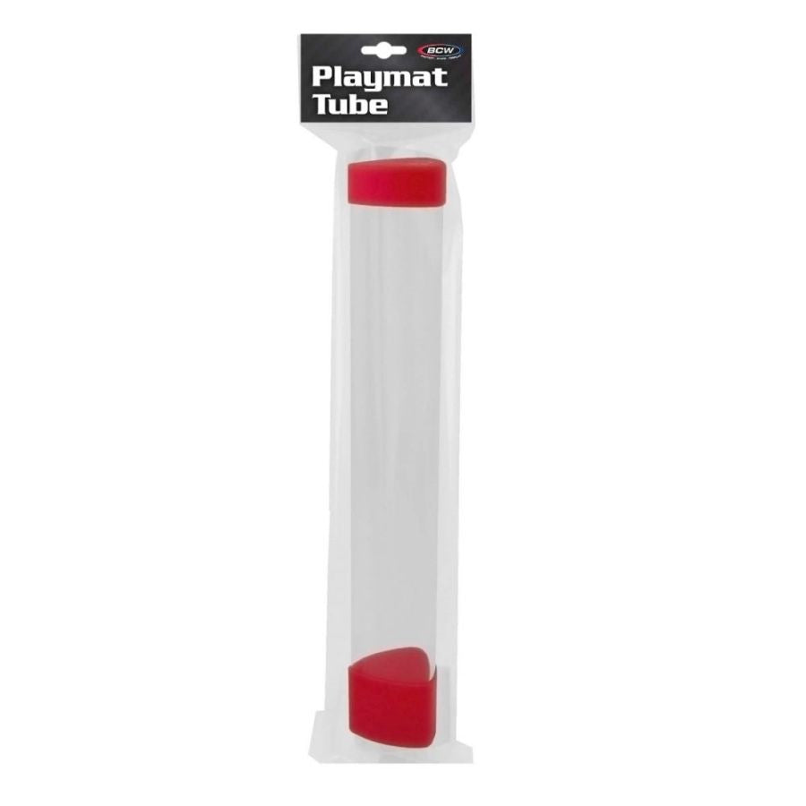Playmat Tube with Dice Cap - Red