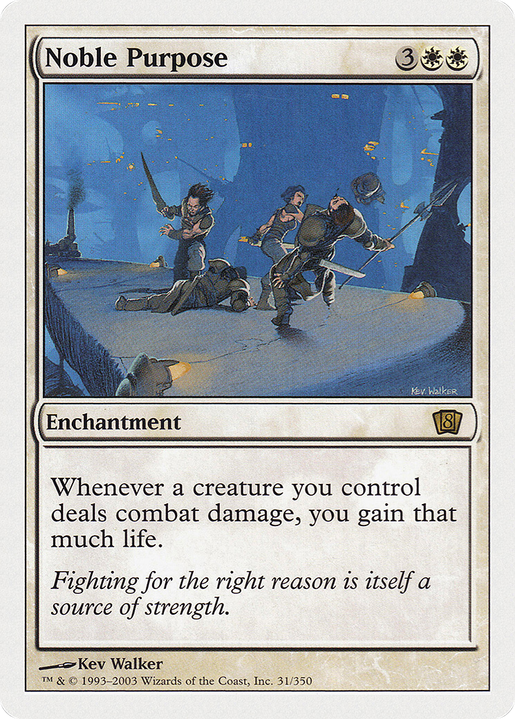 Noble Purpose (8ED-031) - 8th Edition Foil
