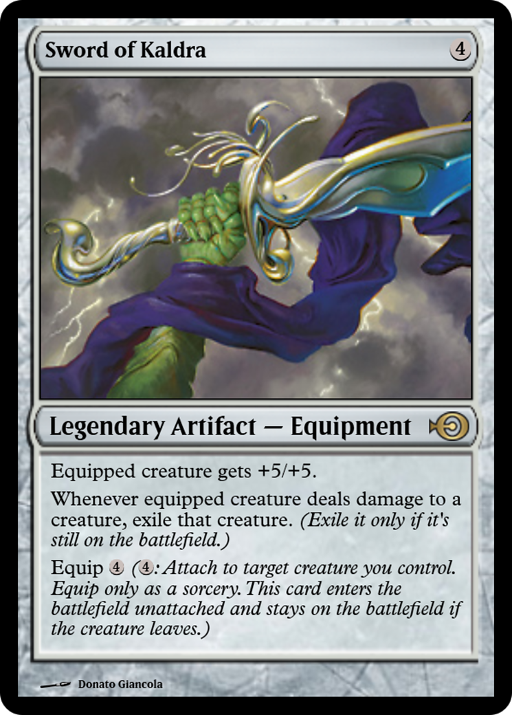 Sword of Kaldra (PRM-31987) - Magic Online Promos Foil