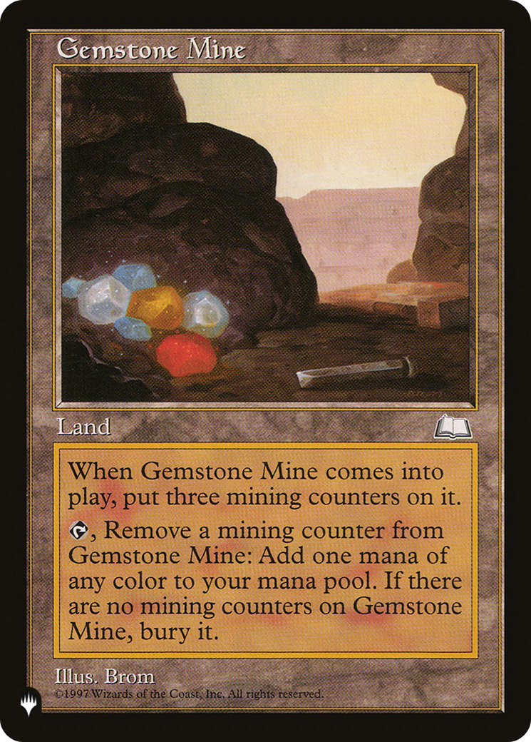 Gemstone Mine (WTH) (LIST-164) - The List