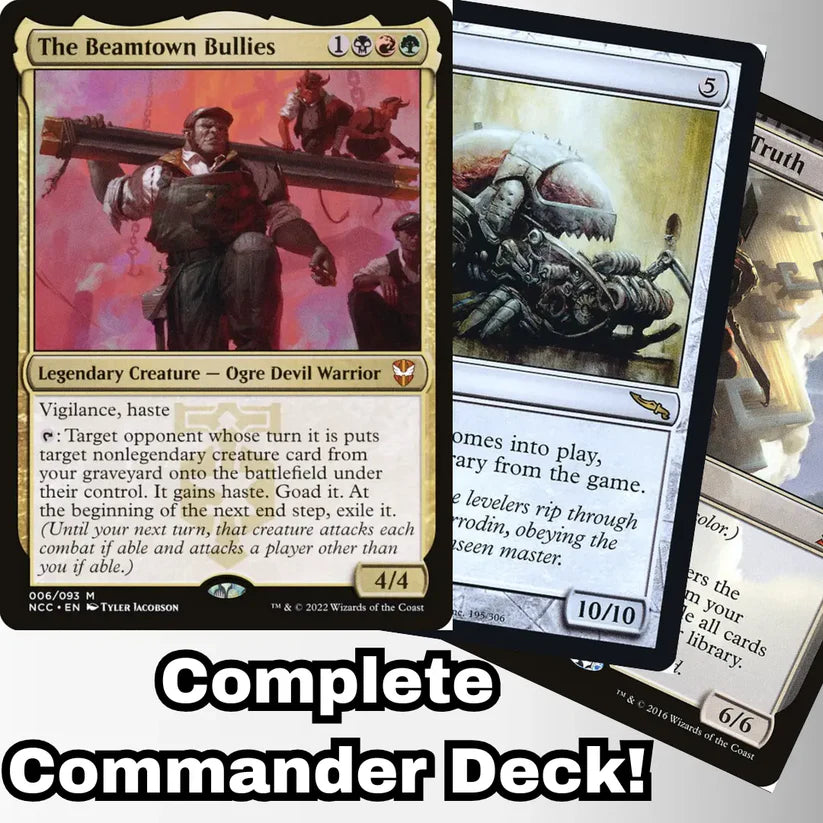 Magic the Gathering - The Beamtown Bullies - Custom Built Commander De Many Realms Magic the Gathering - The Beamtown Bullies - Custom Built Commander De Many Realms