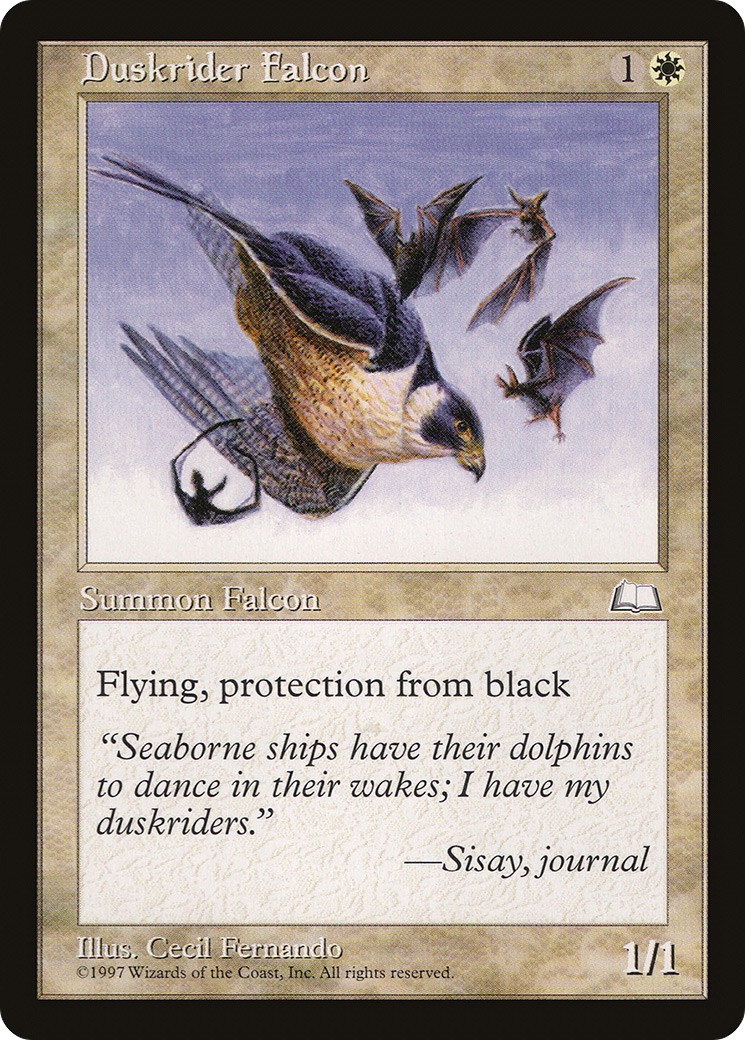 Duskrider Falcon (WTH-12) - Weatherlight