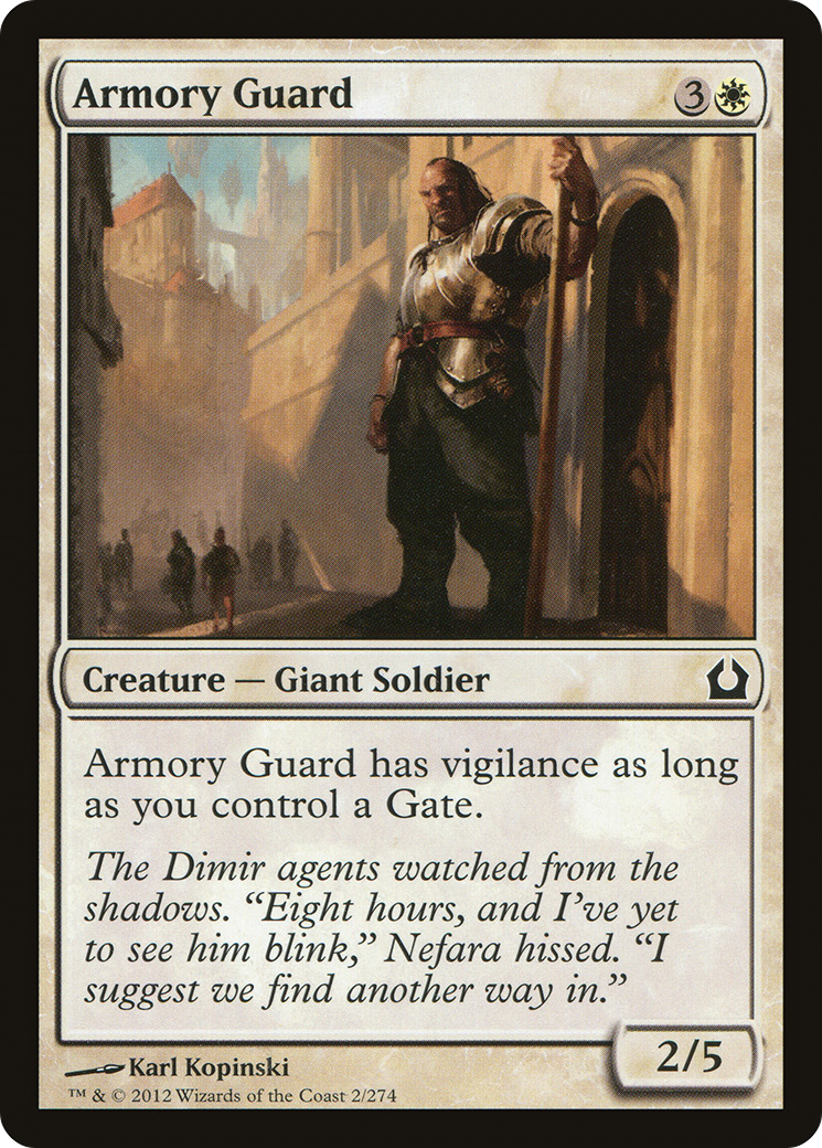 Armory Guard (RTR-002) - Return to Ravnica