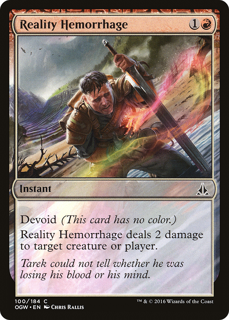 Reality Hemorrhage (OGW-100) - Oath of the Gatewatch Foil