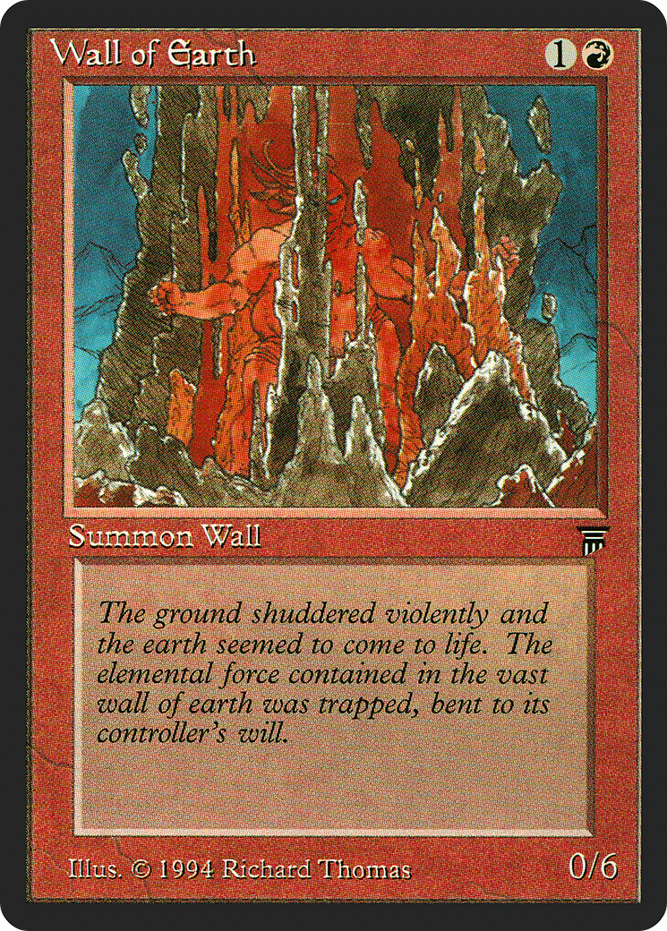 Wall of Earth (LEG-169) - Legends