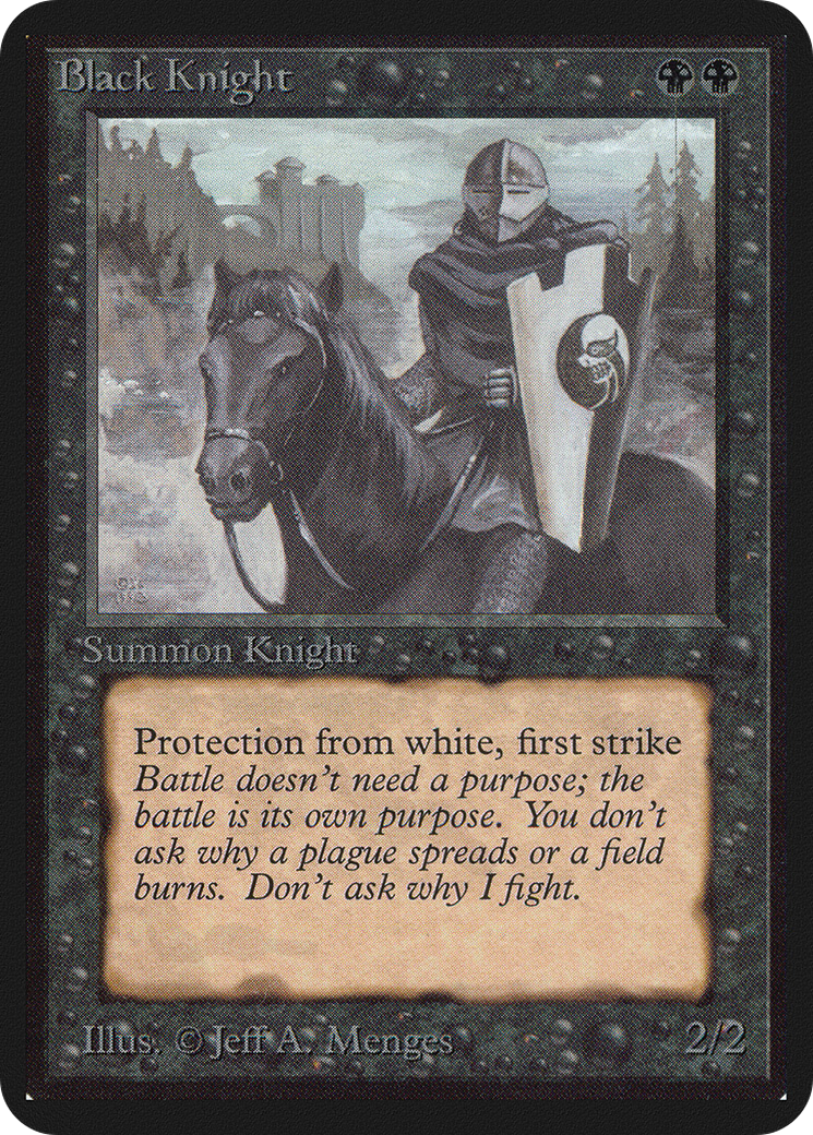 Black Knight (LEA-94) - Limited Edition Alpha