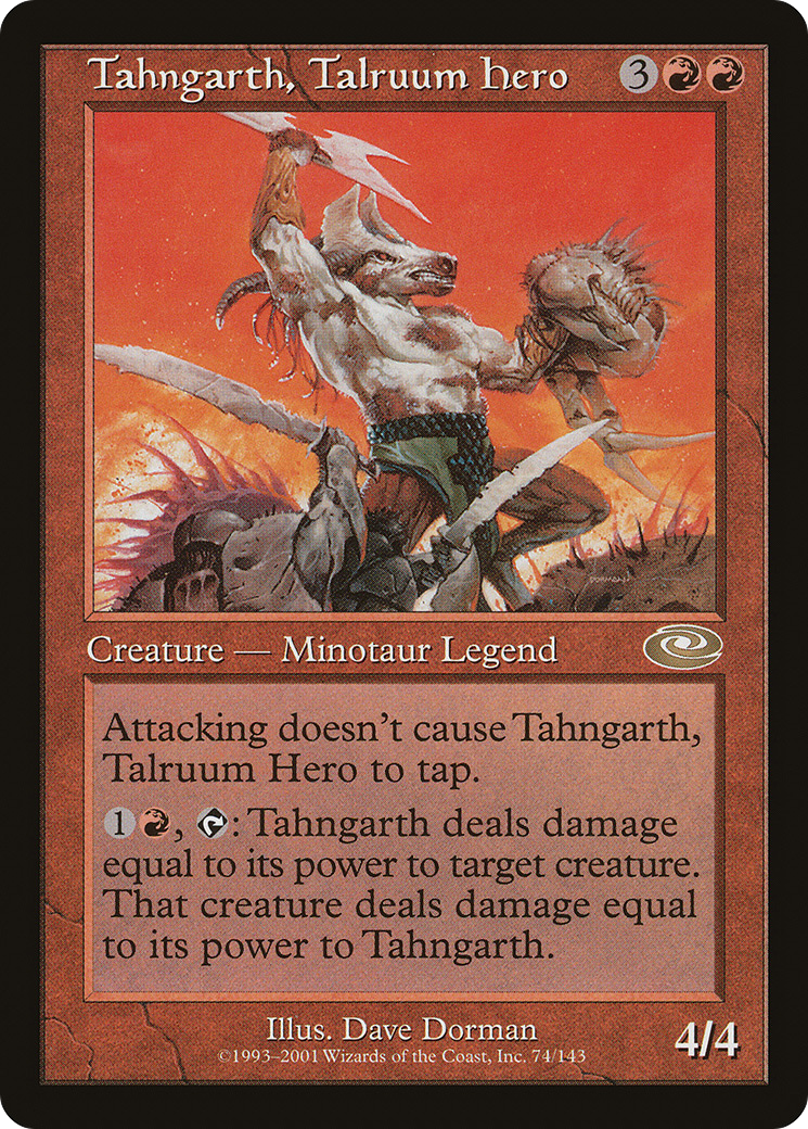 Tahngarth, Talruum Hero (PLS-074) - Planeshift Foil