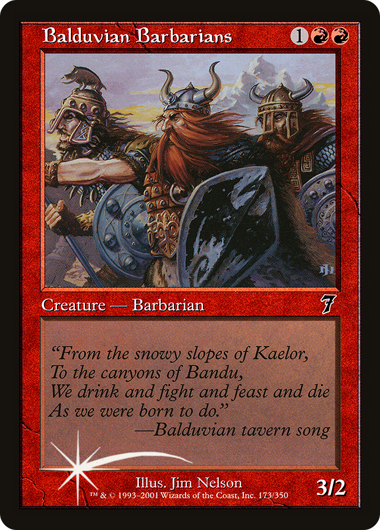 Balduvian Barbarians (7ED-173) - 7th Edition Foil