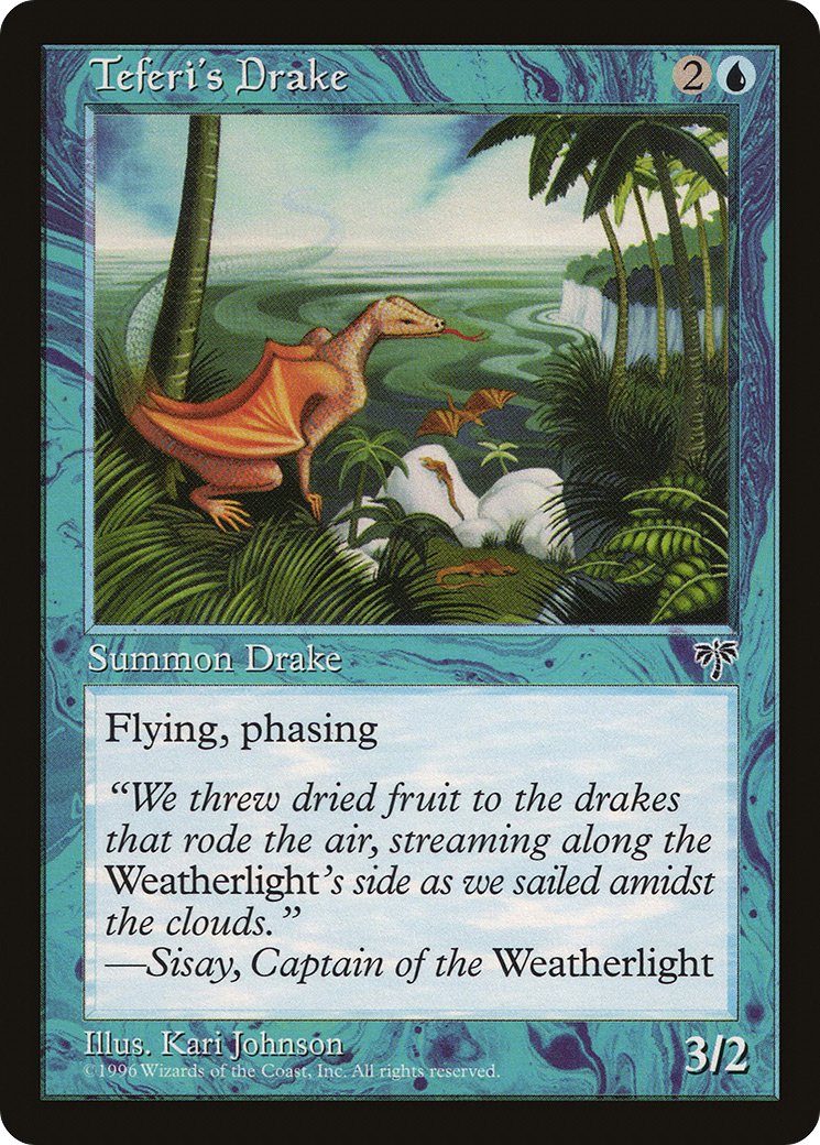 Teferi's Drake (MIR-97) - Mirage