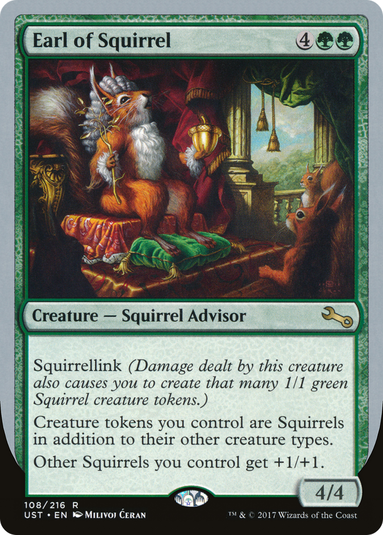 Earl of Squirrel (UST-108) - Unstable Foil