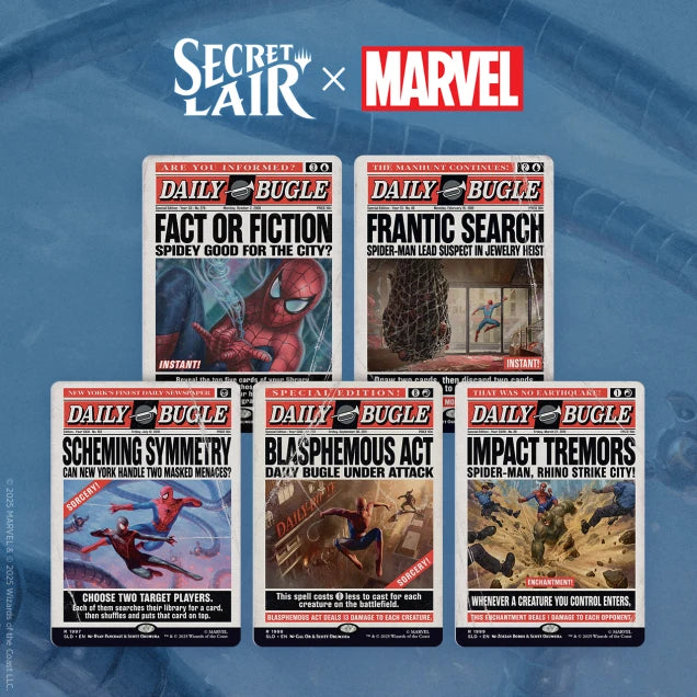 Magic the Gathering - Secret Lair x Marvel - Spider-Man: Daily Bugle Breaking News - Non-Foil