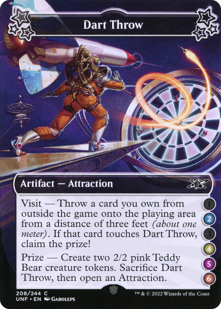 Dart Throw (2-4-5-6) (UNF-208C) - Unfinity Foil