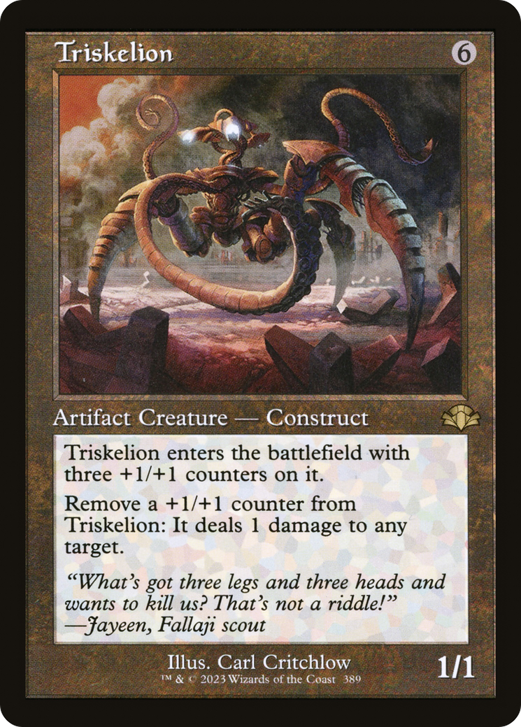Triskelion (Retro Frame) (DMR-389) - Dominaria Remastered Foil