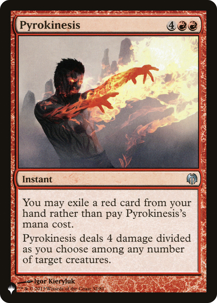 Pyrokinesis (LIST-032/81) - The List