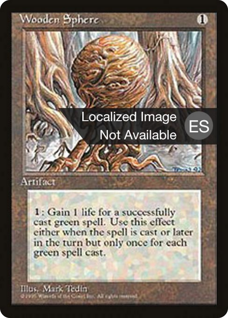 Wooden Sphere (4BB-359) - Fourth Edition Foreign Black Border