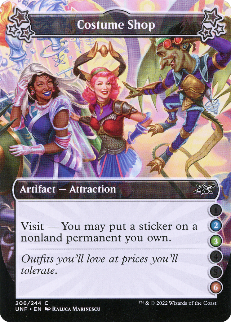 Costume Shop (2-3-6) (UNF-206A) - Unfinity Foil