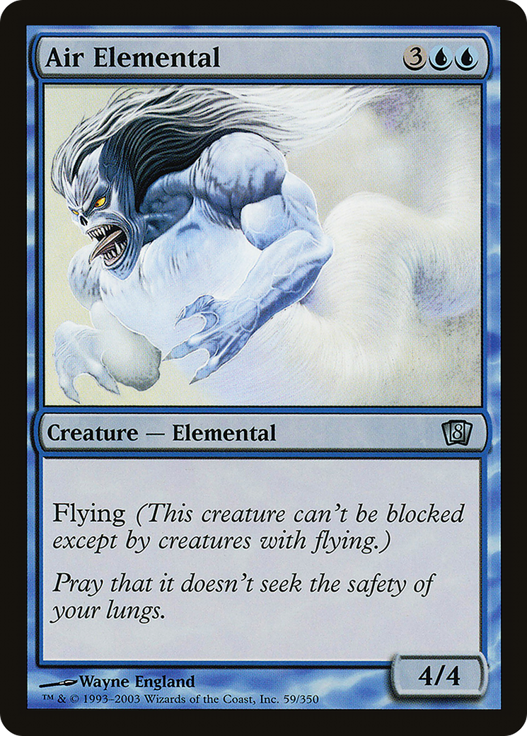 Air Elemental (8ED-059) - 8th Edition Foil